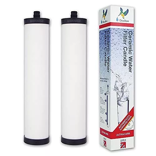 Doulton Ultracarb M15 Ceramic Drinking Water Filter 2-Pack W9223021-02 NEW