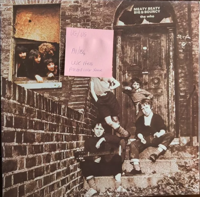 The Who, Meaty, Beaty, Big & Bouncy Vinyl Record VG/VG 2406006 1971