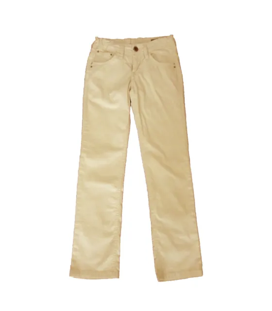 Nuovi pantaloni da ragazza caro, beige, taglia 10 anni - 140