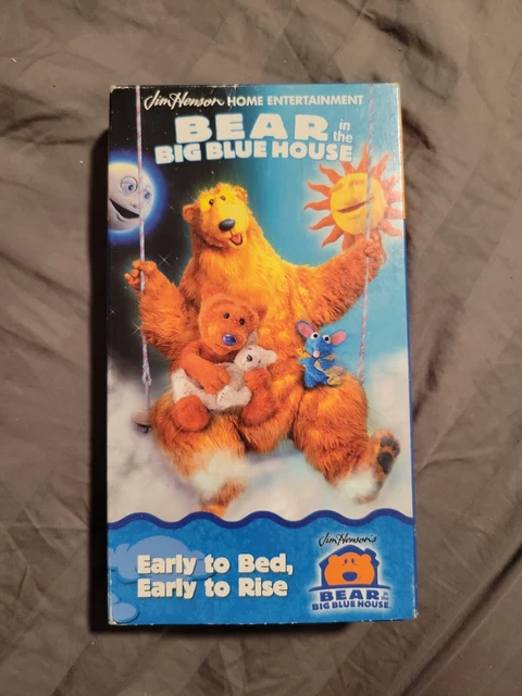 BEAR IN THE Big Blue House Early To Bed Early To Rise VHS 14 99 PicClick