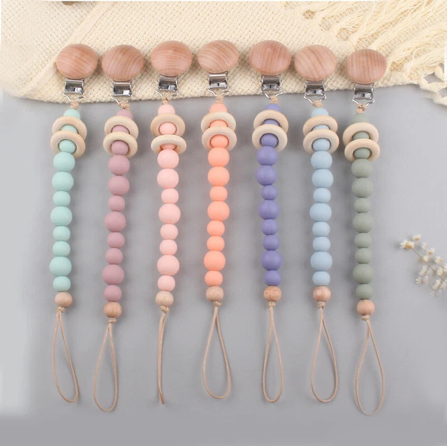 LOBOY Attache-tétine Pour Bébé - Attache-tétine En Silicone Sans BPA