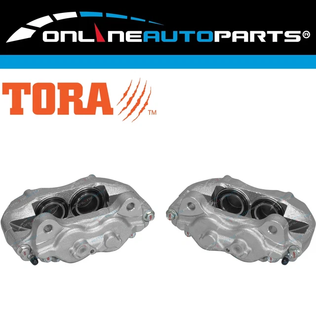 Pair Front Disc Brake Calipers (LH & RH) For Toyota Landcruiser HDJ80, HZJ80, FZJ80 (8/1992-1995) – Tora
