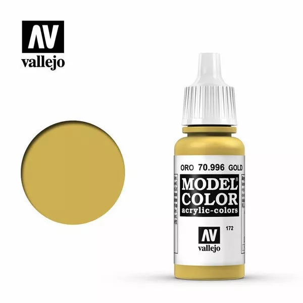 Pintura acrilica oro acrylic paint Vallejo Model Color 70996