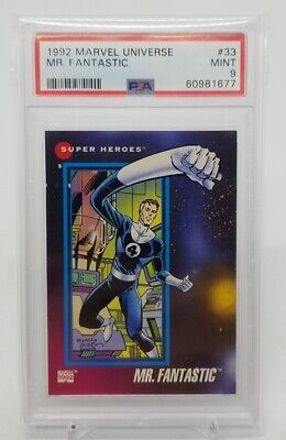 1992 Impel Marvel Universe MR FANTASTIC Super-Heroes PSA 9 Mint (#60981677) #33