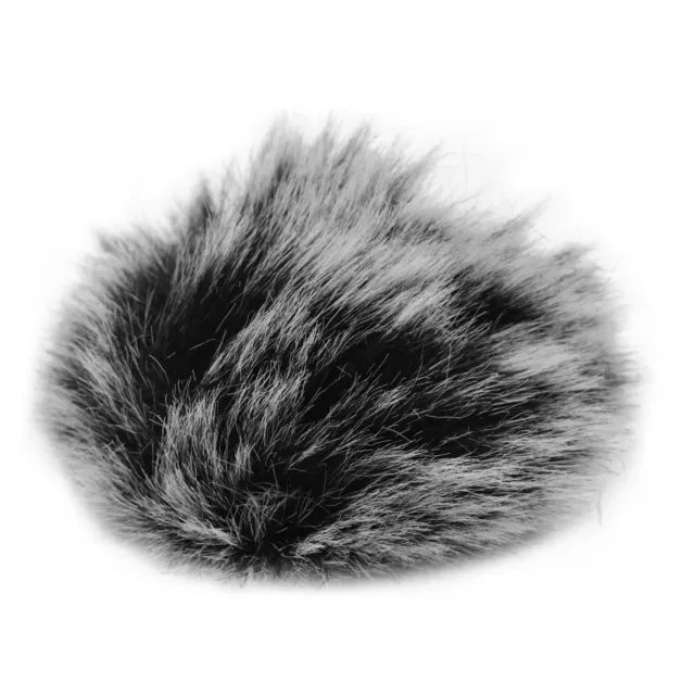 Clip-on  Microphone Windscreen Furry Windshield Mic Muff Compatible J9D9