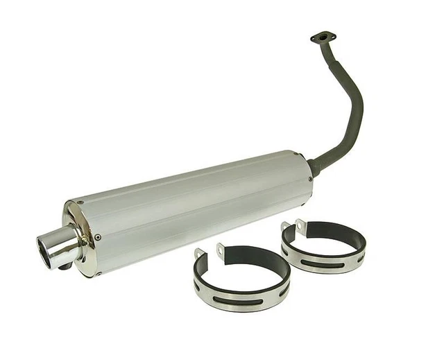 Système d'échappement STANDARD Alu pour NECO Azzuro Oro 125cc, Borgia
