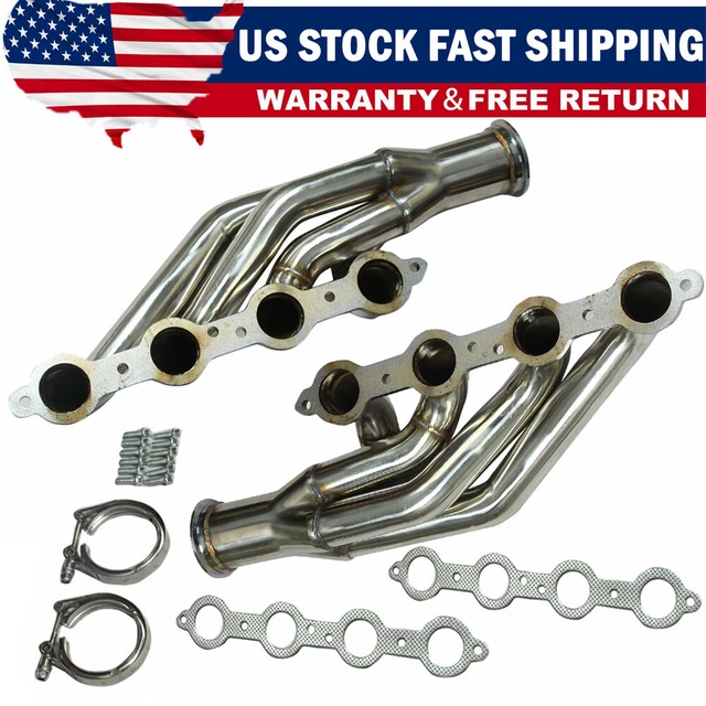 Stainless Turbo Manifold Header w/ Gasket For 1997-2014 Chevy V8 Ls1/ls2/ls3/ls6