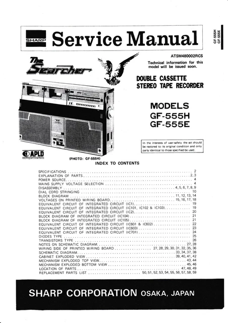 Sharp Gf À VENDRE! - PicClick FR