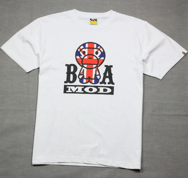 NEW BAPE T SHIRT A Bathing Ape Tee Union Flag Baby Milo Mod 17.63