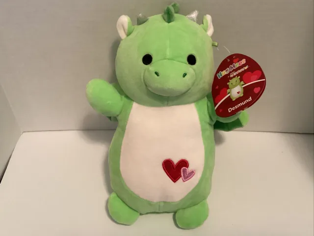 Desmund the Dragon 10” Squishmallow HugMee Valentine’s Day - NWT - Adorable