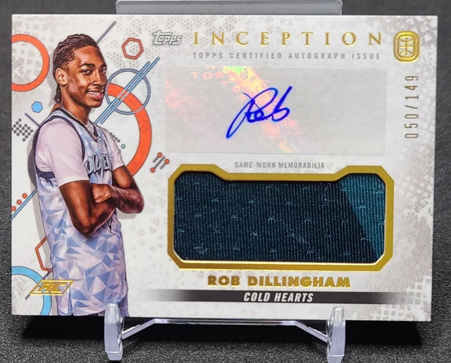 ROB DILLINGHAM RC 202223 Inception OTE 2025 NBA Draft Top Pick Patch