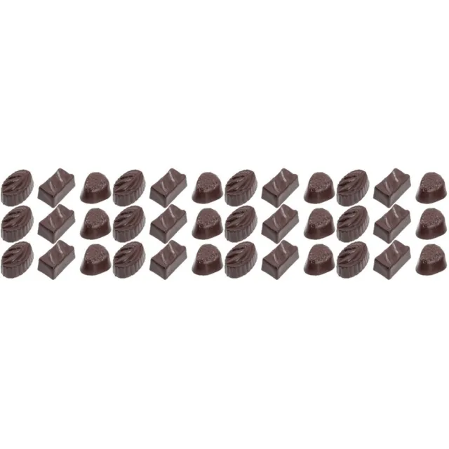 36 Pcs Desktop Fake Chocolate Bulk Toys for Kids Flat Beads Child