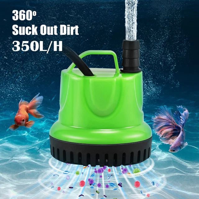 Submersible Water Pump 110V Aquarium Fountain Fish Tank Pond Clean Dirty Filter