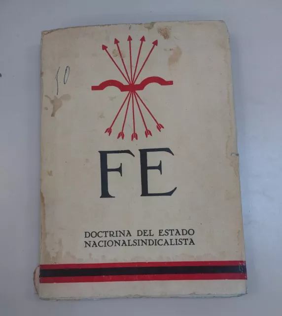 FE. Doctrina del Estado Nacionalsindicalista (enero – febrero 1938)