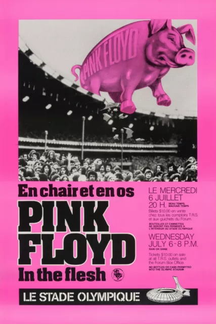 New Pink Floyd Concert Tour Poster Print Art Canvas FREE SHIPPING