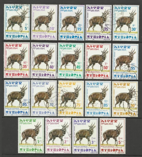 Ethiopia 2000 Large Bushbuck Values Used