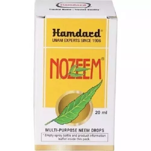 Hamdard Nozeem (paquete de 20 ml x 8) ayuda a curar úlceras y cortes