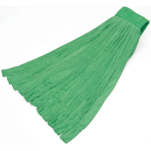 ABILITY ONE 7920-01-660-1490 Mop Head,Microfiber,Tube Style,Green