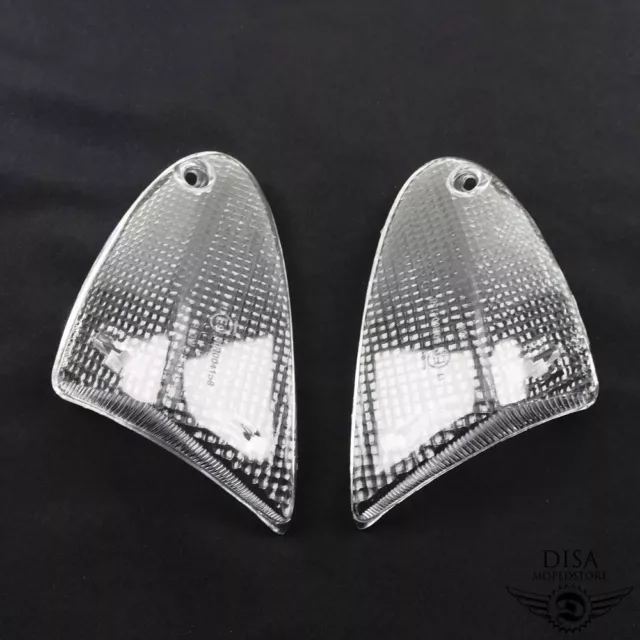 Blinkerglas Set vorne Weiß für Aprilia SR 50 125 DiTech WWW Leonardo 2