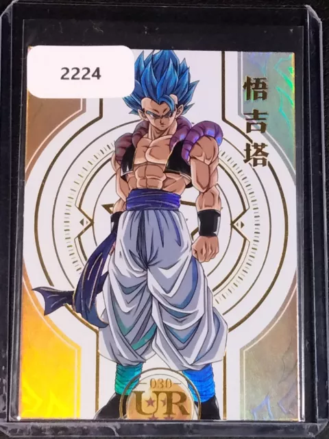 G09 Crystal Chard Card Goku - Vegeta - Gogeta Super Saiyan 4 Dragon Ball GT  - Dragon Ball Universal Collection Trading Cards Pan