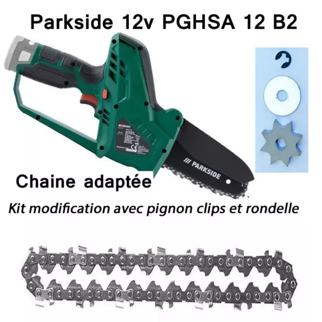 Chaine Pour Mini Tronconneuse Sans Fil Parkside Pghsa 12 B2 - Ian 385638