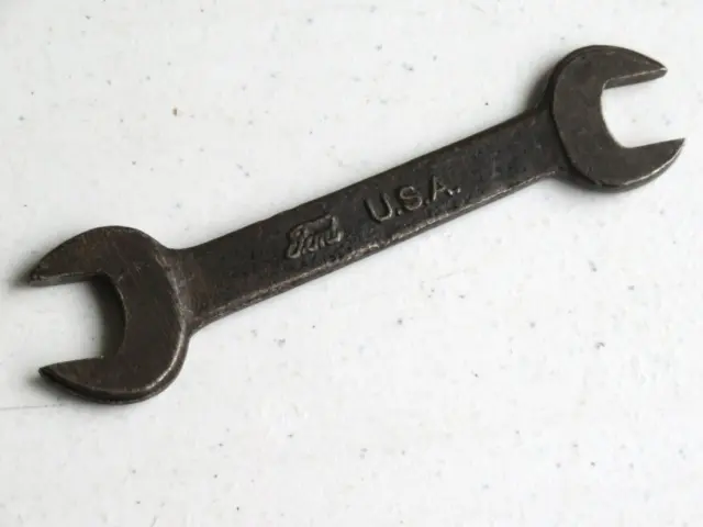 Original Vintage Ford Script Open End Wrench "M" USA