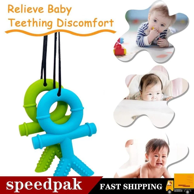 Collana Masticabile Sensoriale FITULABO | 5 Pezzi In Silicone Alimentare | Per Autismo, ADHD, Ansia | Giochi Orali A Forma Di Piuma - 2