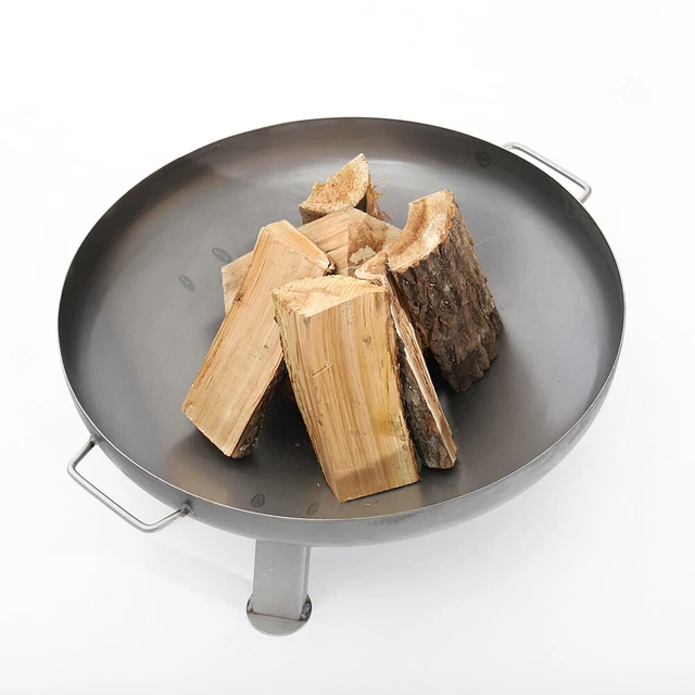 Grilltisch Grill Esstisch Eiche massiv 160 cm Holzkohle Grillplatte rund Smoker 10
