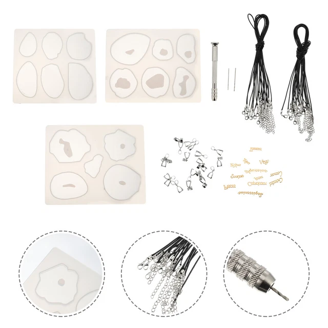 1 Set / 47 Stück Silikon DIY Schmuck Formen und Werkzeuge Set