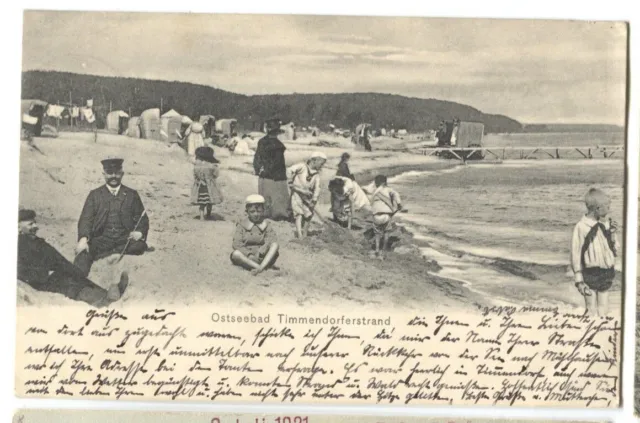 1905  Ostseebad Timmendorfer Strand Germany Postcard