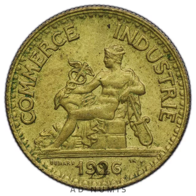 Frankreich 50 centimes 1926 chambre de commerce AU Münze Francaise