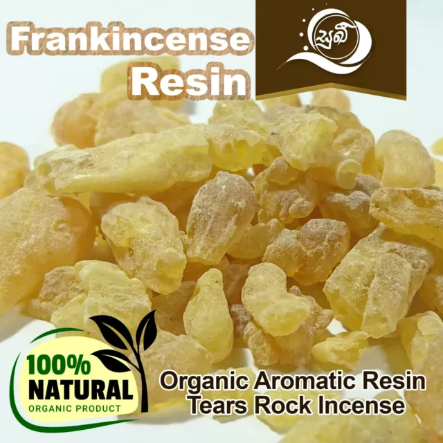 Frankincense Resin Quality % Pure Organic Aromatic Resin  Incense No Fillers