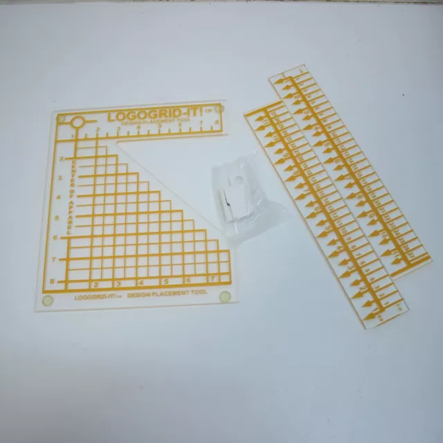 Logo Grid It Vinyl, Rhinestone, Sublimation Alignment Tool for Chest Designs