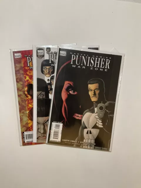 Punisher War Zone 1-6 Lot run set Near Mint Nm Marvel Knights