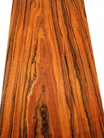 Palisander Holz Cocobolo SaRaiFo Actionwood Brett 83x21,5cm x 50mm nachhaltig