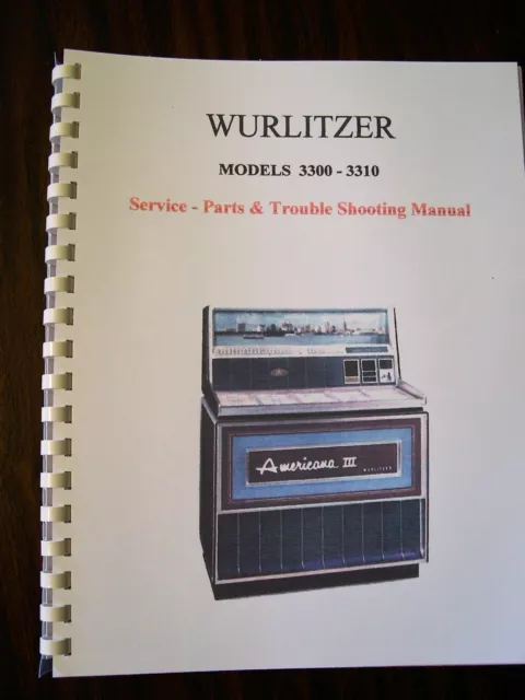 Wurlitzer Model 3300/3310 Jukebox Manual