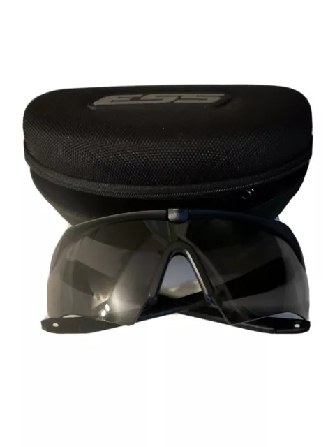US Military Issue ESS Crossbow Glasses NEW Safety Glasses Frames with Dark Lens US Military Issue ESS Crossbow Glasses NEW Safety Glasses Frames with Dark Lens