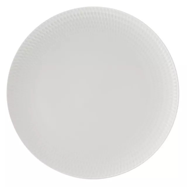 Maxwell & Williams White Basics Diamonds Porcelain 27cm Kitchen Dinner Plate