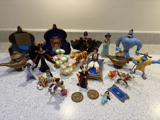 Aladdin Figure DISNEY ALADDIN ACTION Figure Job Lot Mattel Aladdin Genie Jafar Jasmine ...
