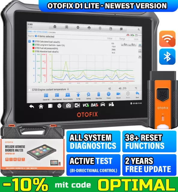 2024 OTOFIX D1 Lite Profi KFZ OBD2 Diagnosegerät Auto Scanner ALLE SYSTEM TPMS