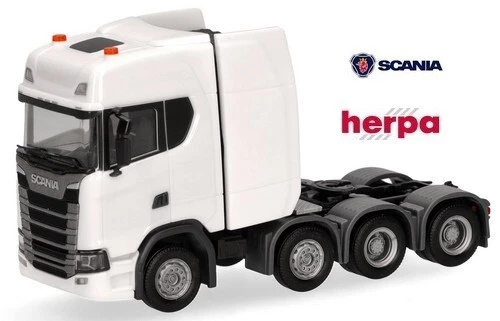 Miniature Scania CS 20 1/87 Herpa - Camion Neuf En Boîte - Collection