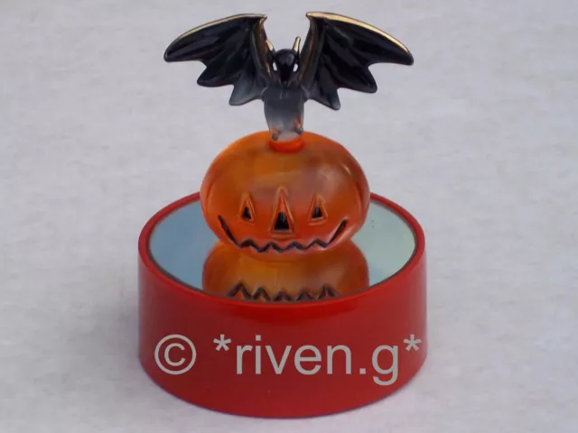 PUMPKIN & BAT@HALLOWE'EN GIFT@22Ct@LIGHTS UP@CAKE TOPPER@CHILD FRIENDLY@SPOOKY