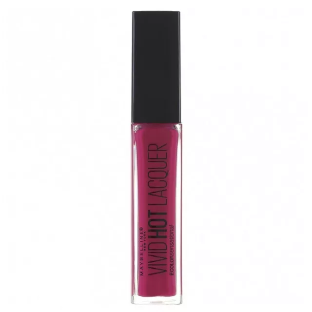 Rouge à lèvres Couleur Sensationnelle VIVID HOT LACQUER Lipgloss Gemey Maybellin 3