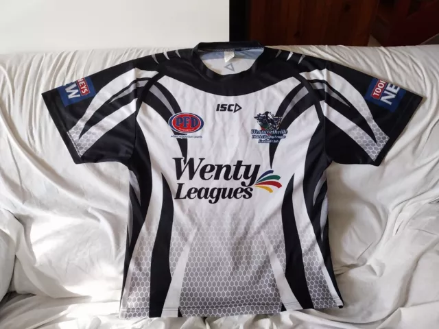 Wentworthville Wenty Magpies Rugby League Training Isc Shirt Size Medium