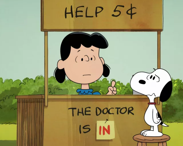 LUCY BOOTH SNOOPY Charlie Brown Peanuts 10 x 8 Print Photograph Picture