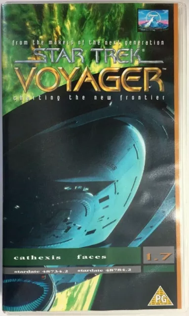 Star Trek Voyager Vol 1.7 Cathexis / Faces VHS PAL 1995 CIC Release New/Unplayed