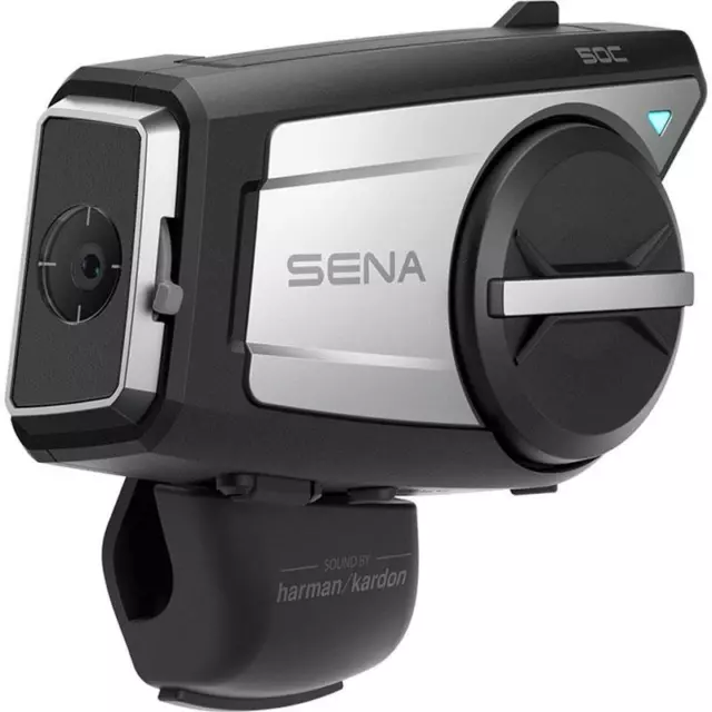 Sena 50C Motorcycle Communication and 4K Camera System by Harman Kardon
