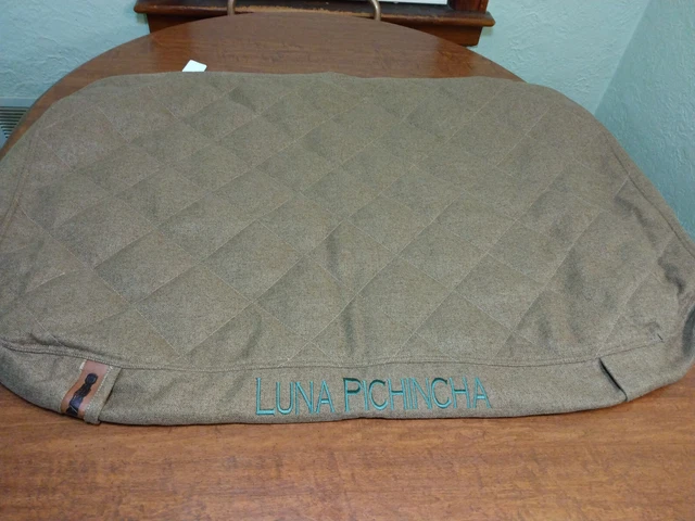 Orvis RecoveryZone Lounger Dog Bed Cover Only Large Brown Embroidered NEW NWT