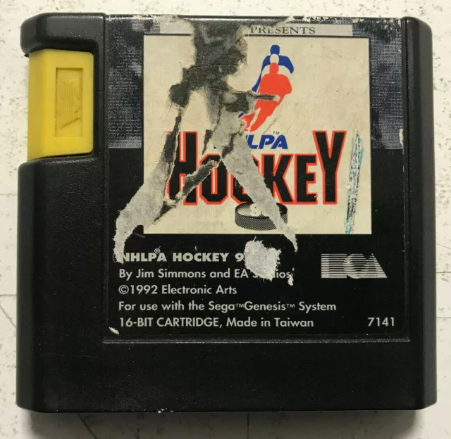 NHLPA Hockey '93 Sega Genesis