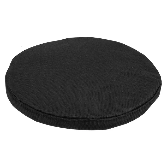 Coussin De Tabouret Pliant Rétractable BESTonZON – Léger, En Oxford, Pour Camping, Pêche, Jardinage (noir, 24,5x24,5 Cm)